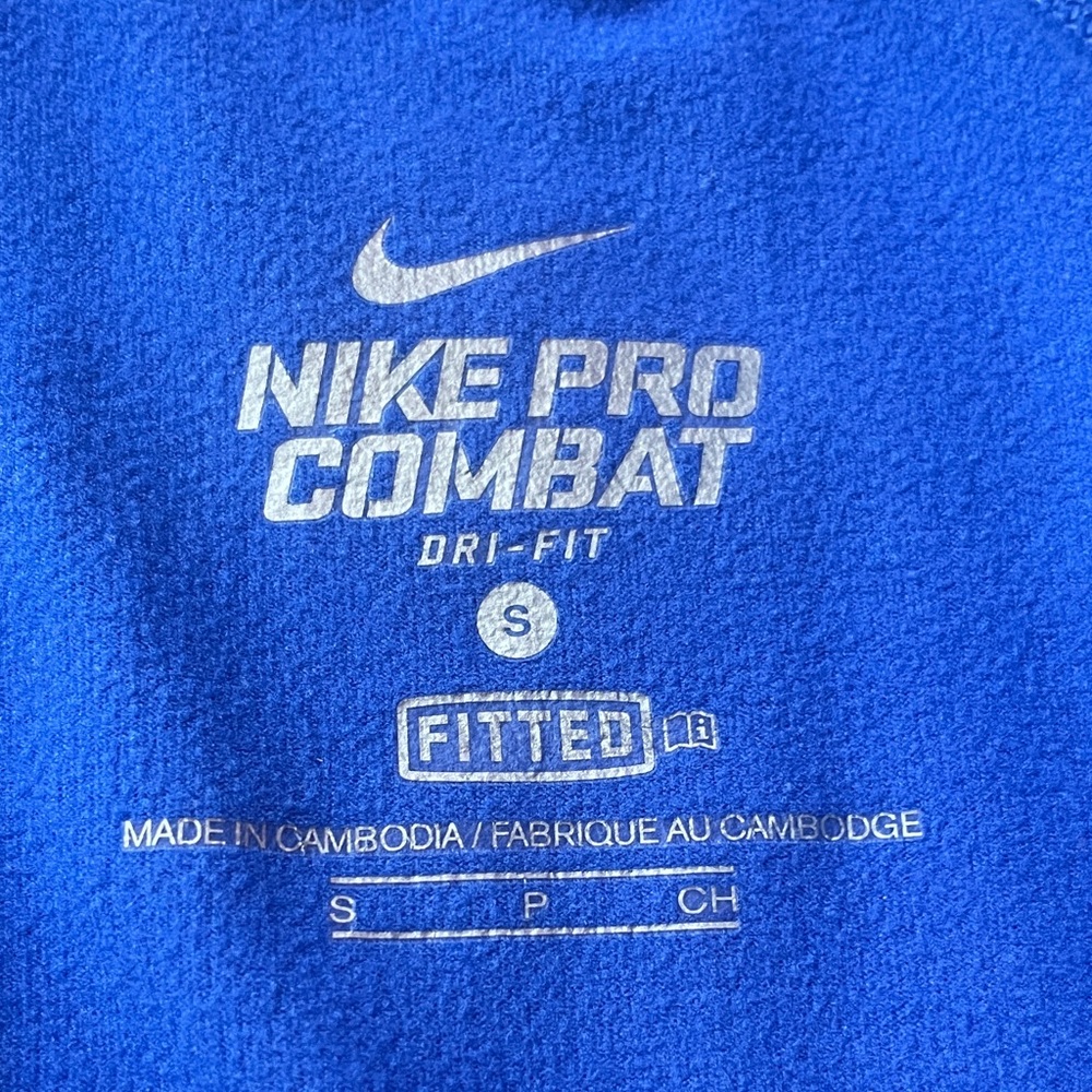 Nike Royal Blue Quarter-Zip Pullover - Picture 2 of 3